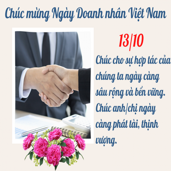 Mừng Ngày Doanh Nhân Việt Nam 13-10
